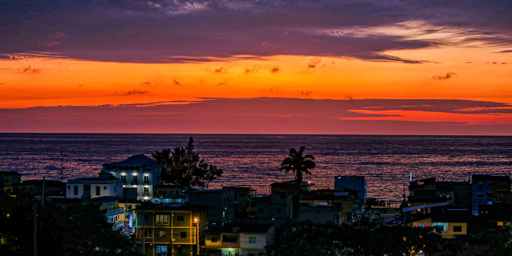 atardecer en montañita - que hacer en montañita ecuador