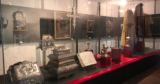 Museum of religious art in Riobamba, Ecuador