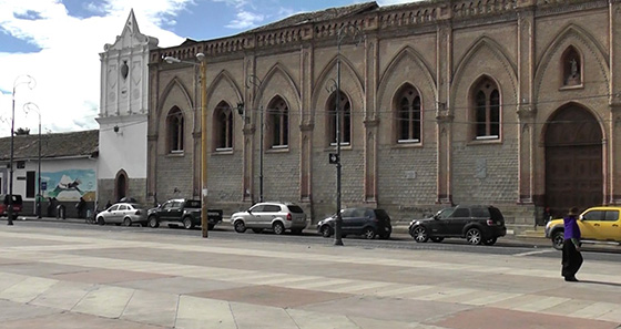 Red Square in Riobamba, Ecuador