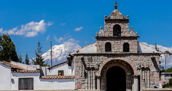 Church of Balbanera in Colta city, Ecuador