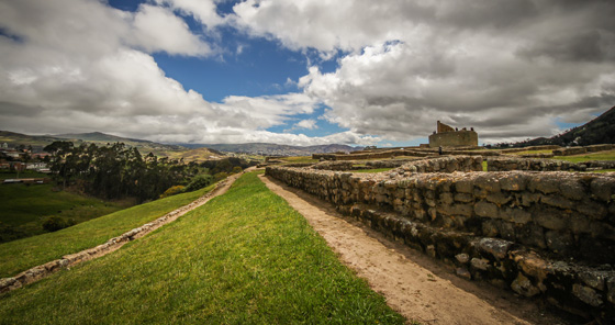 Ingapirca ruins in Cuenca, Ecuador