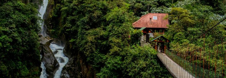 ziplining baños